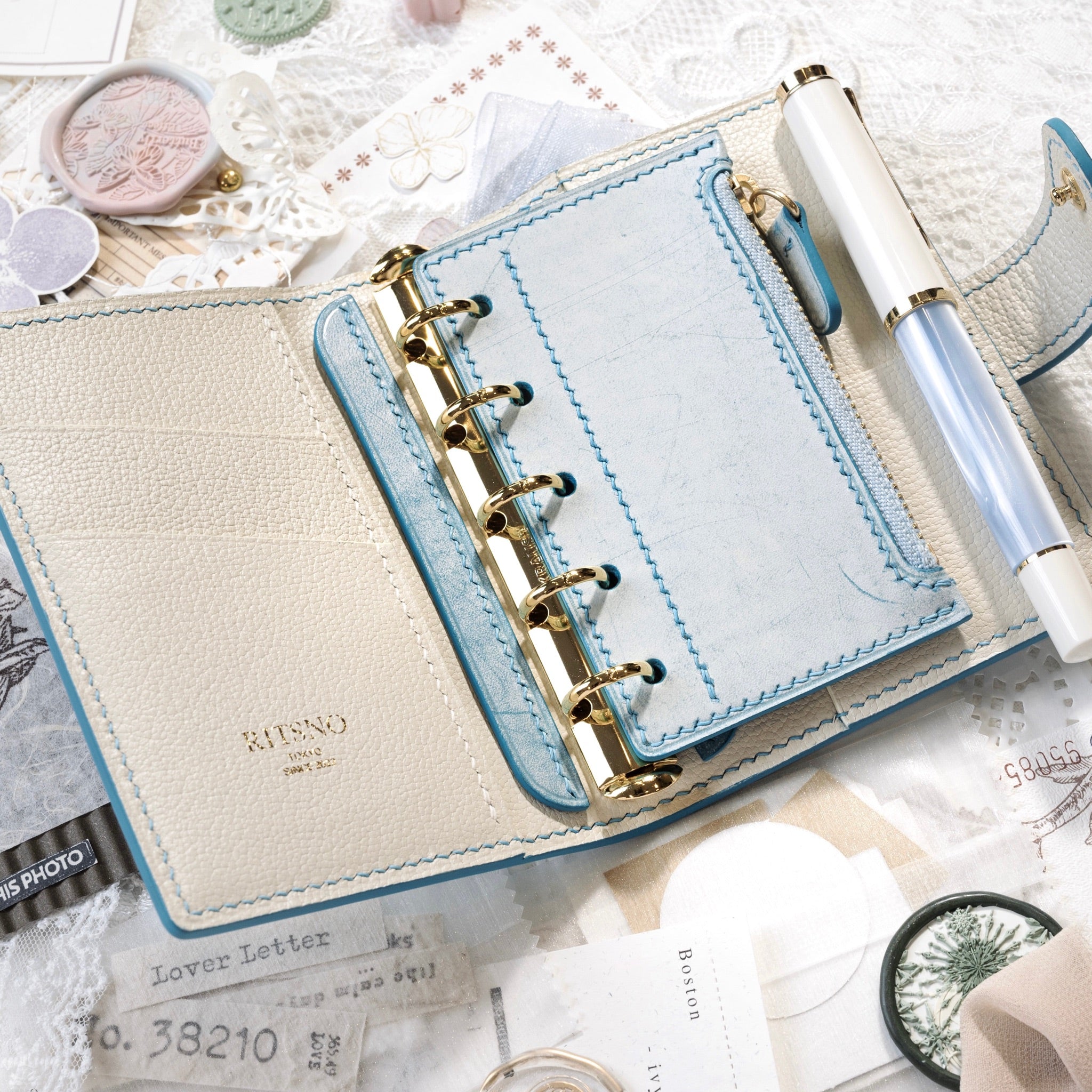 初雪ファスナーポケット